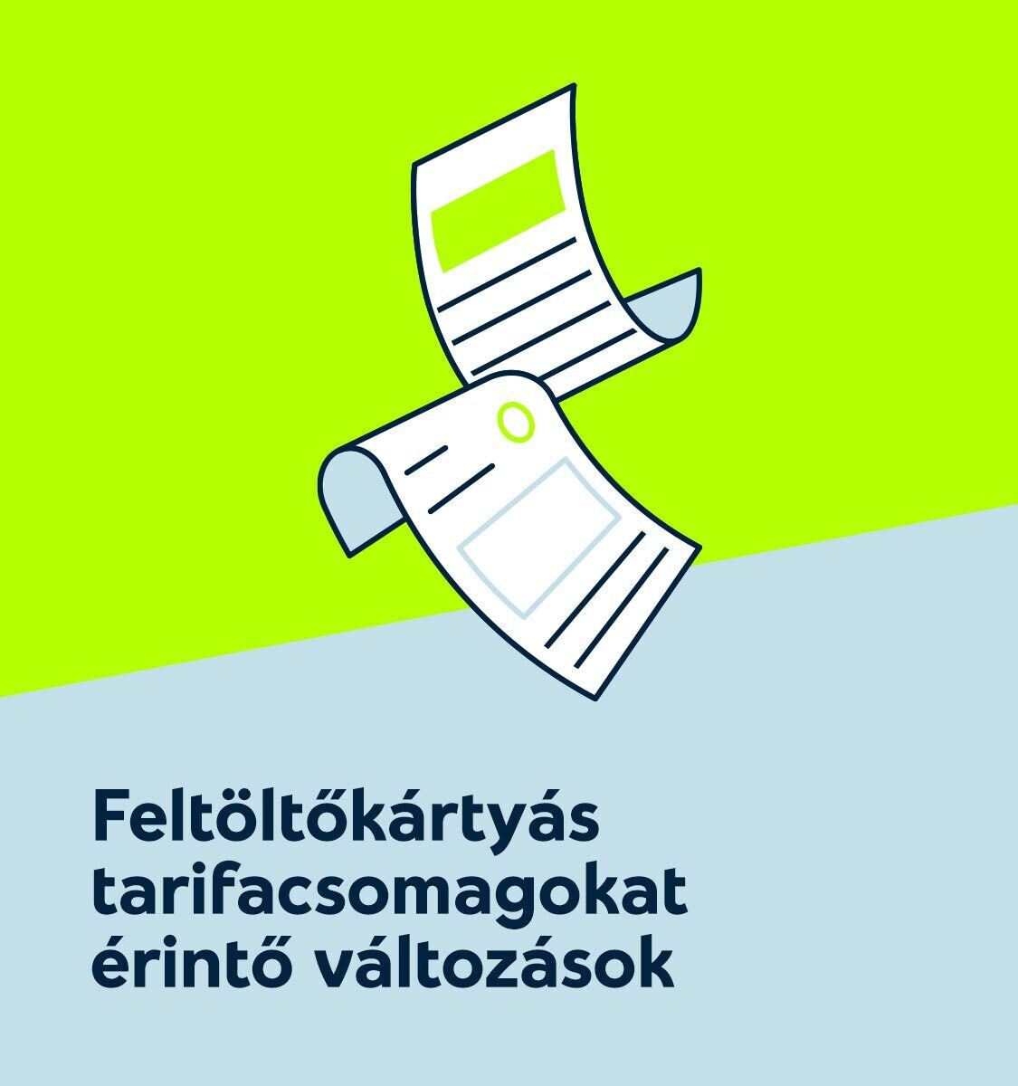 Feltöltőkártyás tarifacsomagokat érintő változások