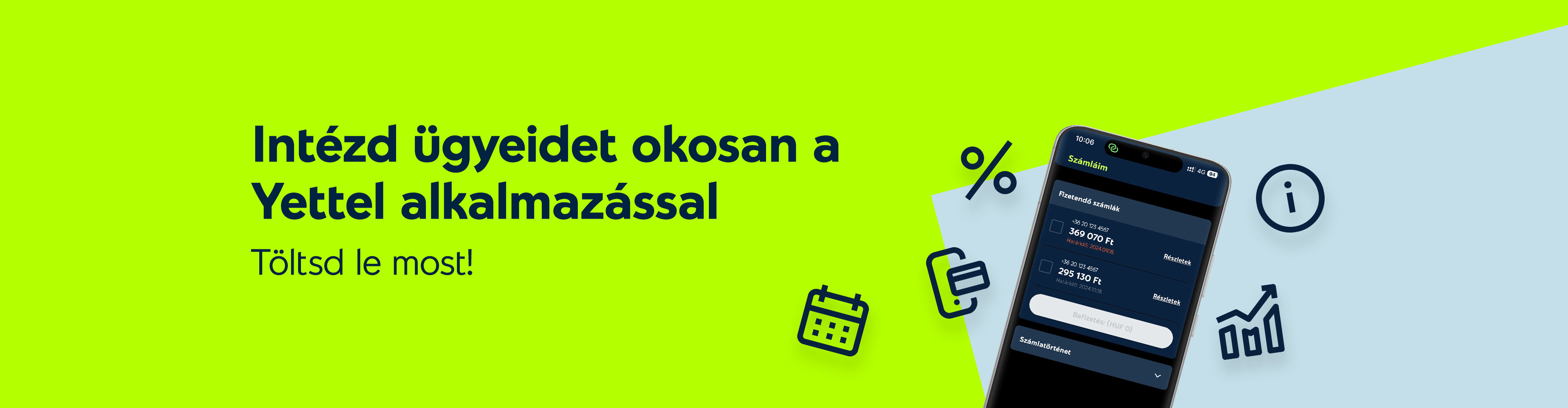 Yettel alkalmazás üzleti ügyfeleknek