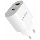 CEL Wall charger 20W(USB-C),18W(USBA),wh